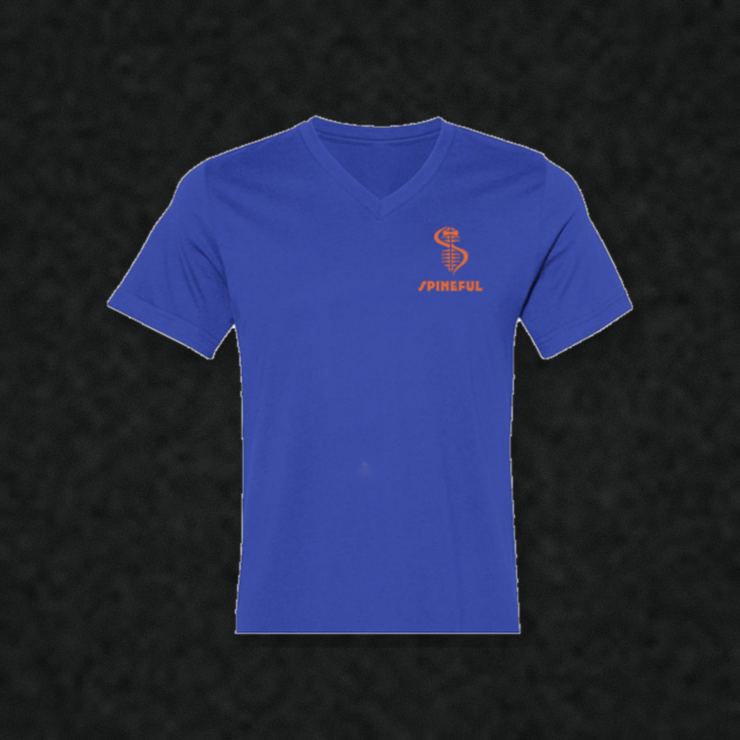 NY State of Spine V-Neck Tee